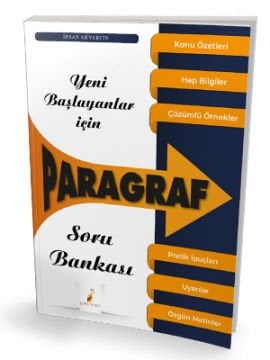 Pelikan Yayınları Yeni Başlayanlar İçin Paragraf Soru Bankası