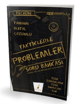 Pelikan Yayınları Tecrübe Taktiklerle Problemler Tamamı Dijital Çözümlü Soru Bankası