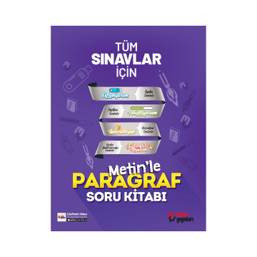 Metin Yayınları Tüm Sınavlar İçin Metin'le Paragraf Soru Kitabı