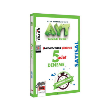 Yargı Yayınları AYT Sayısal Tamamı Video Çözümlü 5 Deneme