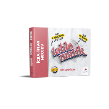 Dizgi Kitap Tablomatik İcra-İflas Hukuku 2022