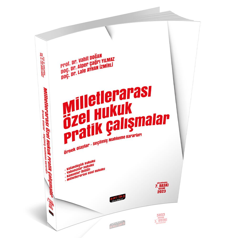 Savaş Yayınları Milletlerarası Özel Hukuk Pratik Çalışmalar