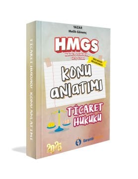 Garantör Akademi 2025 HMGS Ticaret Hukuku Konu Anlatımı