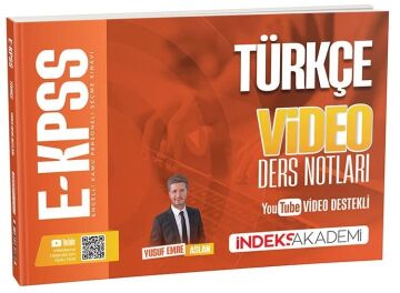 2026 EKPSS Türkçe Video Ders Notları - Yusuf Emre Aslan İndeks Akademi Yayıncılık