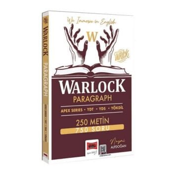 Yargı Yayınları YDT YDS YÖKDİL Warlock Paragraph 250 Metin 750 Soru Nazmi ALPDOĞAN