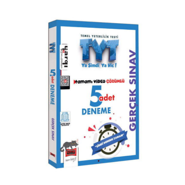 Yargı Yayınları TYT Tamamı Video Çözümlü 5 Deneme Sınavı