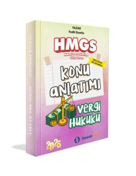 Garantör Akademi 2025 HMGS Vergi Hukuku Konu Anlatımı