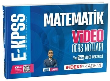 2026 EKPSS Matematik Video Ders Notları - Eren Tunçer İndeks Akademi Yayıncılık