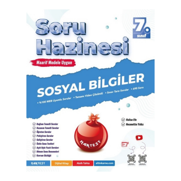 Nartest Yayınları 7. Sınıf Sosyal Bilgiler Soru Hazinesi