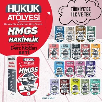 Dizgi Kitap 2026 Hukuk Atölyesi HMGS Hakimlik Çıkmış Soru Örnekli Ders Notları Seti