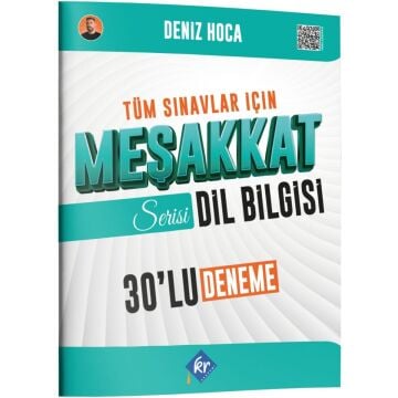 Deniz Hoca Tüm Sınavlar İçin Meşakkat Serisi Dil Bilgisi 30'lu Deneme Sınavı KR Akademi