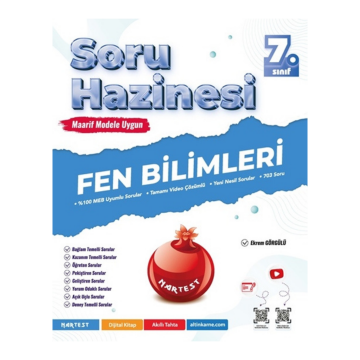 Nartest Yayınları 7. Sınıf Fen Bilimleri Soru Hazinesi