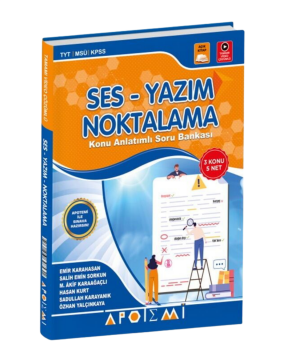 Apotemi Yayınları TYT KPSS MSÜ Ses Yazım Noktalama Konu Anlatımlı Soru Bankası