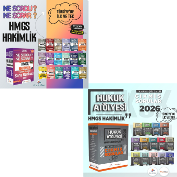 Dizgi Kitap 2026 Hukuk Atölyesi HMGS Hakimlik Kazandıran Soru Bankası ve Çıkmış Sorular Seti