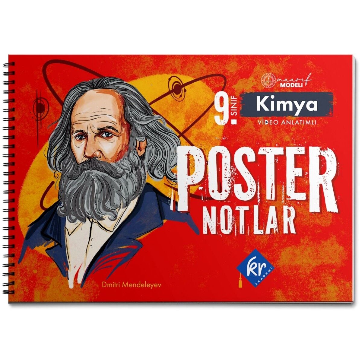 9. Sınıf Maarif Modeli Kimya Poster Notlar KR Akademi