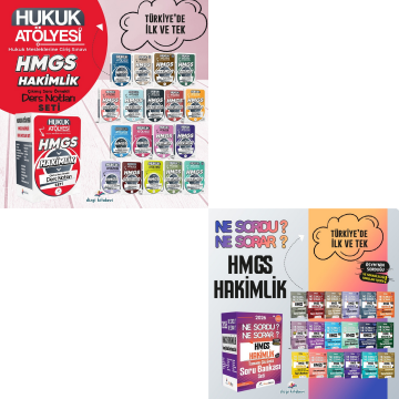 Dizgi Kitap 2026 Hukuk Atölyesi HMGS Hakimlik Kazandıran Ders Notu ve Soru Bankası Seti