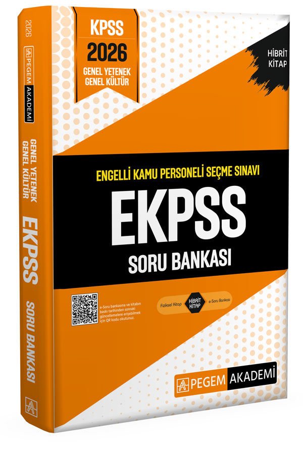 2026 EKPSS Engelli Kamu Personeli Seçme Sınavı Soru Bankası Pegem Akademi