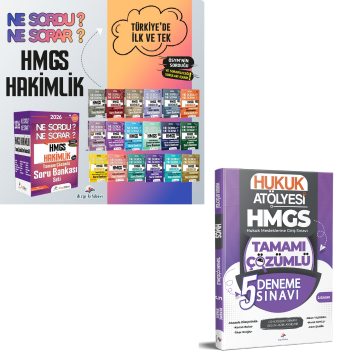 Dizgi Kitap 2026 Hukuk Atölyesi HMGS Hakimlik Ne Sordu Ne Sorar Tamamı Çözümlü Soru Bankası ve 5 Deneme Seti 2. Baskı