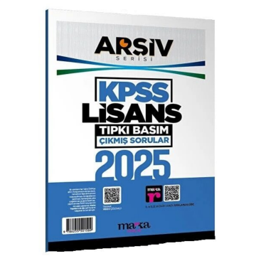 Marka Yayınları KPSS Lisans Genel Yetenek Genel Kültür Çıkmış Sorular 2025 Sınavı Tıpkı Basım Çözümlü Arşiv Serisi
