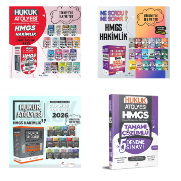 Dizgi Kitap 2026 Hukuk Atölyesi HMGS Hakimlik Kazandıran Konu Anlatımı, Soru Bankası,  Çıkmış Sorular ve Deneme Külliyatı