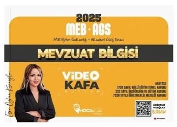 Hoca Kafası 2025 MEB AGS Mevzuat Bilgisi Video Kafa Notlar - Esra Özkan Karaoğlu Hoca Kafası Yayınları