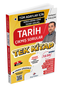 Dizgi Kitap 2026 Tüm Adaylar İçin Tüm Sınavlar Tarih Video Çözümlü Çıkmış Soru Külliyatı 2. Baskı Selami Yalçın