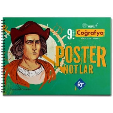9. Sınıf Maarif Modeli Coğrafya Poster Notlar KR Akademi