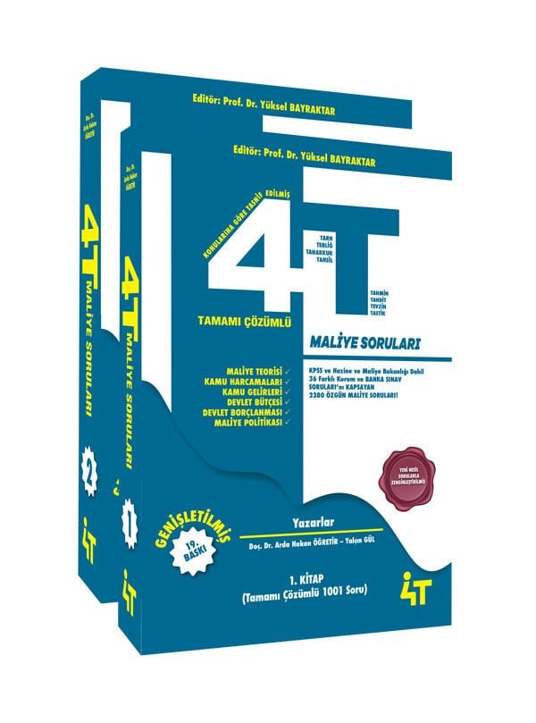 4T Maliye Soruları 4T Yayınları