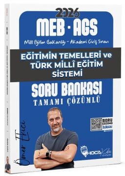 Hoca Kafası 2026 MEB-AGS Eğitimin Temelleri ve Türk Milli Eğitim Sistemi Soru Bankası Çözümlü - Ömer Ekici Hoca Kafası Yayınları