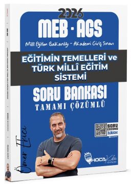 2026 MEB-AGS Eğitimin Temelleri ve Türk Milli Eğitim Sistemi Soru Bankası Çözümlü - Ömer Ekici Hoca Kafası Yayınları