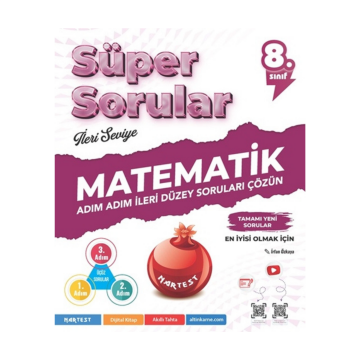 Nartest Yayınları 8. Sınıf Altın Süper Sorular Matematik