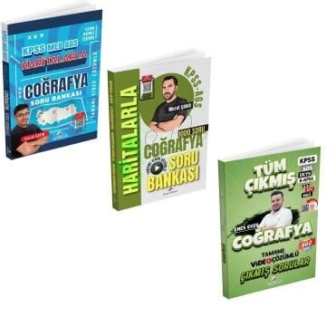Dizgi Kitap 2026 Kpss Meb Ags Haritalarla Coğrafya Soru Bankası Kazım Sayın & Kpss Meb Ags Haritalarla Coğrafya Soru Bankası Murat Çakır ve Coğrafya Tüm Sınavlar Çıkmış Sorular Enes Eker 3'lü Coğrafya Seti