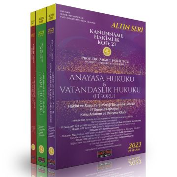 Savaş Yayınları 2023 KANUNNAME Hakimlik KOD:27 Konu Anlatımı