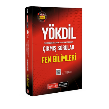 Pegem Yayınları 2026 YÖKDİL Fen Bilimleri Çıkmış Sorular