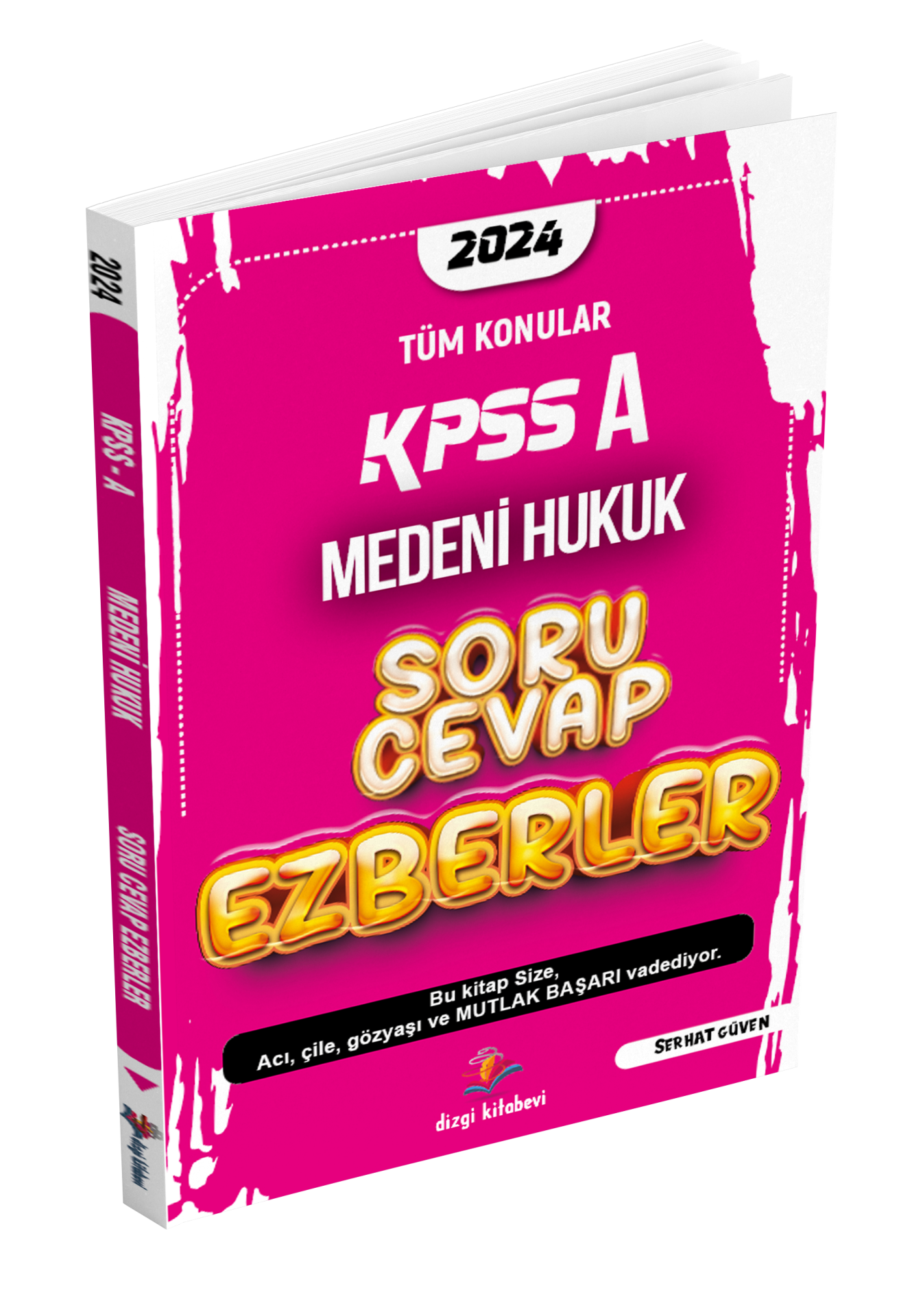 Dizgi Kitap KPSS A  Medeni Hukuk Soru Cevap Ezberler  Serhat Güven 2024