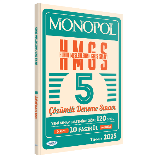2025 HMGS Tamamı Çözümlü 5 Deneme Sınavı Monopol Yayınları