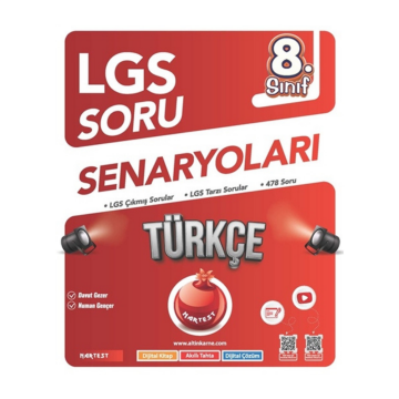 Nartest Yayınları 8. Sınıf LGS Türkçe Soru Senaryoları