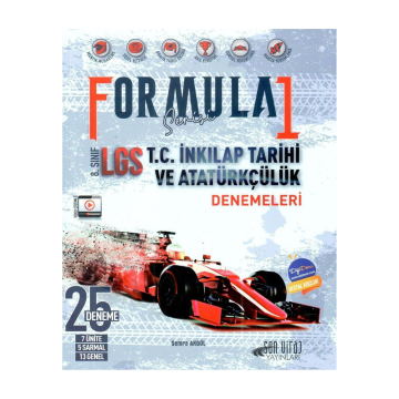 Son Viraj Yayınları 8. Sınıf LGS T.C. İnkılap Tarihi Formula Serisi 25 Denemeleri