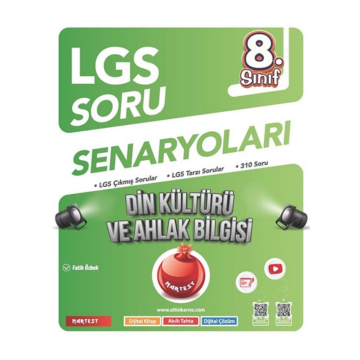 Nartest Yayınları 8. Sınıf LGS Din Kültürü ve Ahlak Bilgisi Soru Senaryoları
