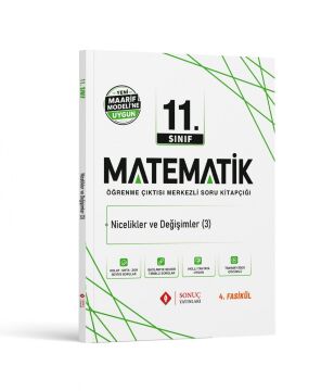Sonuç Yayınları 11. Sınıf Matematik Maarif Modeline Uygun Modüler Set
