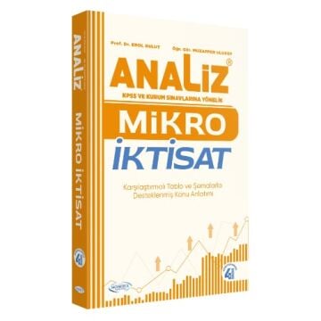 Analiz Mikro İktisat Konu Anlatımı 4. Baskı Monopol Yayınları