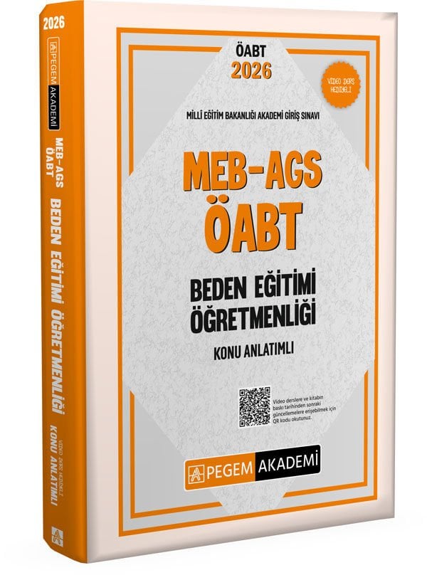 2026 MEB AGS ÖABT Beden Eğitimi Öğretmenliği Konu Anlatımlı Pegem Akademi