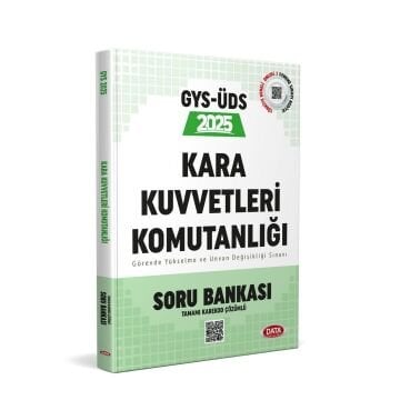 Data Yayınları 2025 GYS-ÜDS Kara Kuvvetleri Komutanlığı Soru Bankası (Tamamı Karekod Çözümlü)