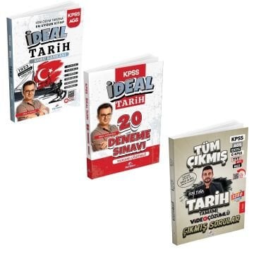 Dizgi Kitap 2026 KPSS MEB AGS Tarih Soru Bankası Birol Yetimoğlu & Tarih 20 Deneme ve Tarih Çıkmış Sorular Zeki Tuğa Süper Tarih 3'lü Set