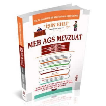 Savaş Yayınları MEB-AGS Mevzuat İşin Ehli Konu Anlatımı