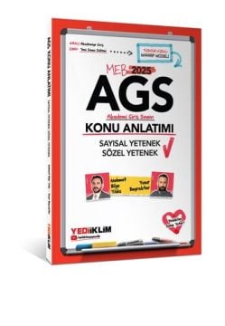 MEB AGS Sayısal Yetenek - Sözel Yetenek Konu Anlatımı Yediiklim Yayınları