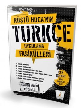 Pelikan Yayınları Rüştü Hoca'nın Türkçe Uygulama Fasikülleri Tamamı Video Çözümlü