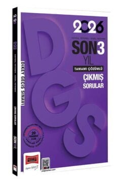 Yargı Yayınları 2026 DGS Sayısal-Sözel Yetenek Son 3 Yıl Çıkmış Sorular