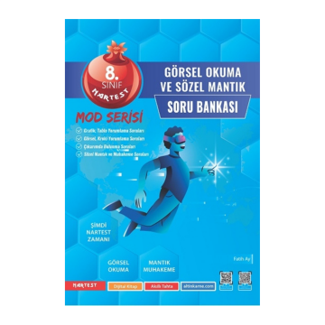 Nartest Yayınları 8. Sınıf Mod Serisi Görsel Okuma ve Sözel Mantık Soru Bankası