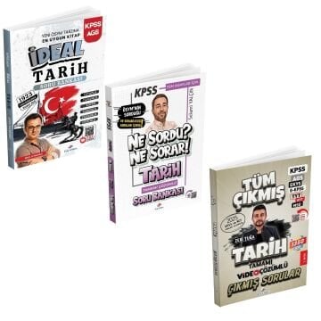 Dizgi Kitap 2026 KPSS MEB AGS Tarih Soru Bankası Birol Yetimoğlu & Ne Sordu Ne Sorar Tüm Adaylar İçin KPSS Tarih Soru Bankası Selami Yalçın ve Tarih Çıkmış Sorular Zeki Tuğa Seti